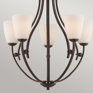 Quoizel Chandelier from the Chantilly range. Chantilly 5 Light Chandelier Product Code = QZ-CHANTILLY5