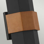 Quoizel Outdoor Wall Light from the Chasm range. Chasm LED Wall Lantern - Medium Product Code = QZ-CHASM-M-BKW