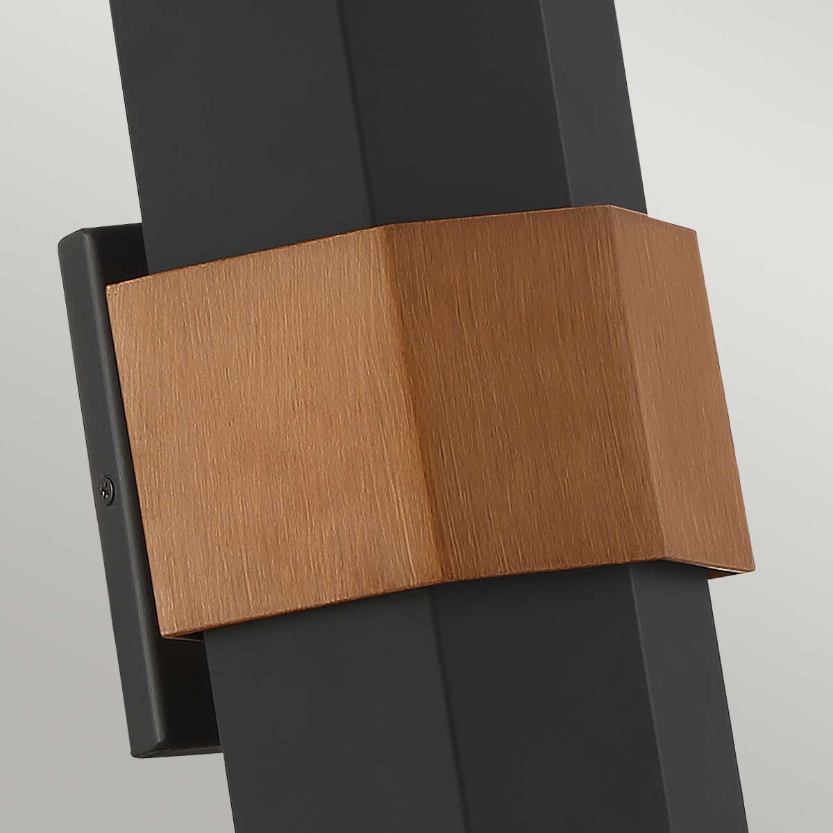 Quoizel Outdoor Wall Light from the Chasm range. Chasm LED Wall Lantern - Medium Product Code = QZ-CHASM-M-BKW
