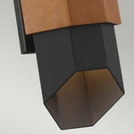Quoizel Outdoor Wall Light from the Chasm range. Chasm LED Wall Lantern - Medium Product Code = QZ-CHASM-M-BKW