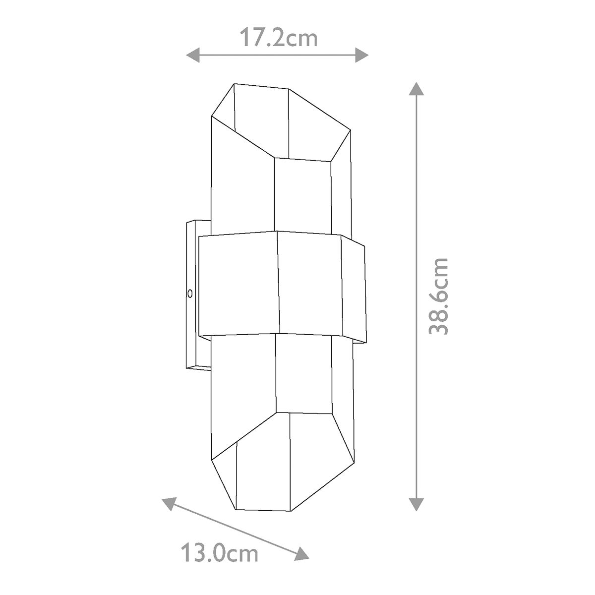 Quoizel Outdoor Wall Light from the Chasm range. Chasm LED Wall Lantern - Medium – SKU QZ-CHASM-M-BKW