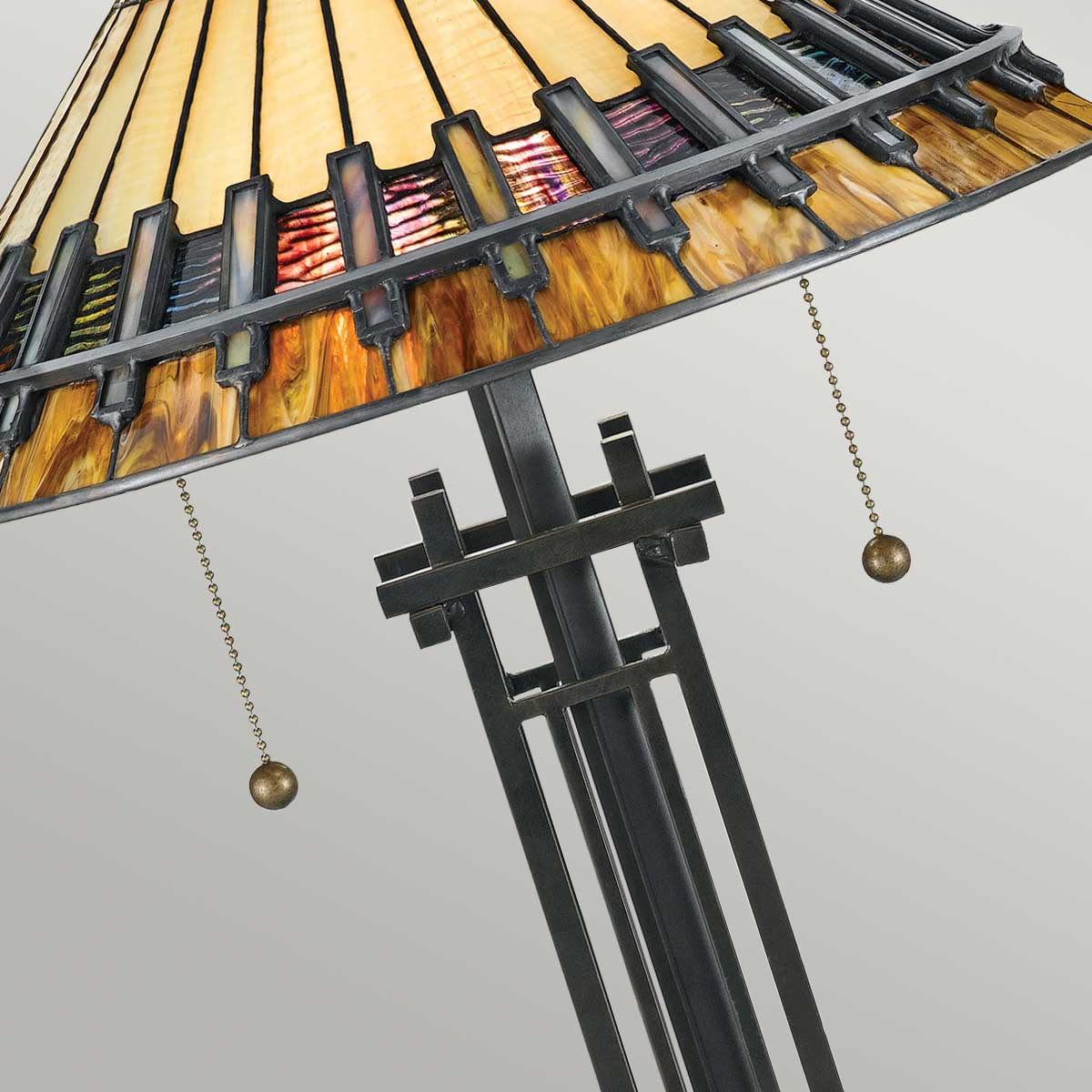Quoizel Table Lamp from the Chastain range. Chastain 2 Light Table Lamp Product Code = QZ-CHASTAIN-TL