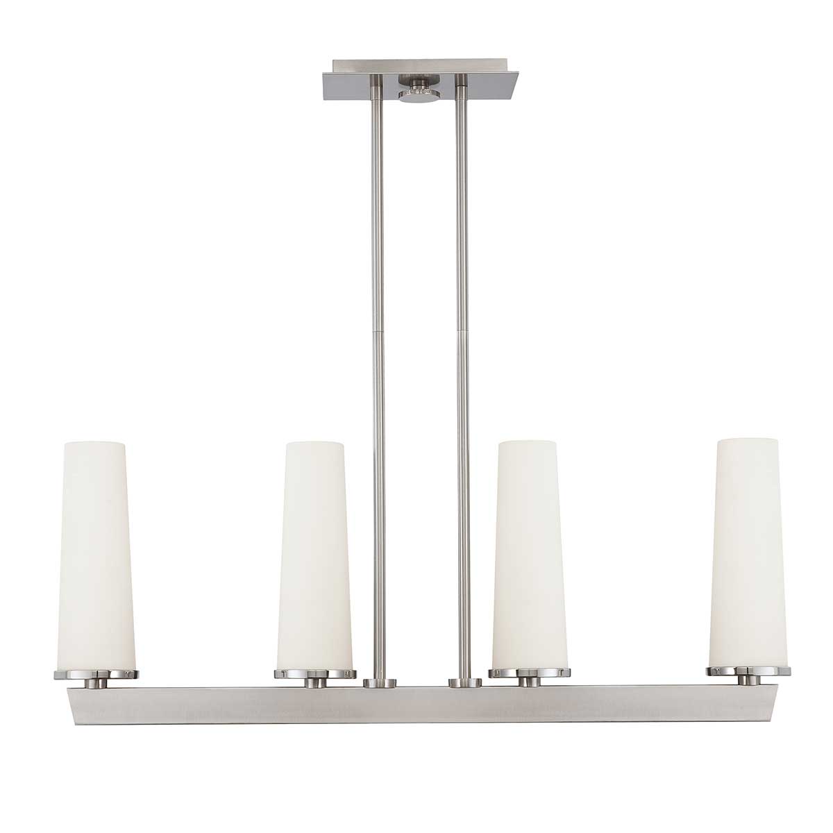 Quoizel Linear Chandelier from the Chelsea Loft range. Chelsea Loft 4 Light Pendant Product Code = QZ-CHELSEA-LOFT-P