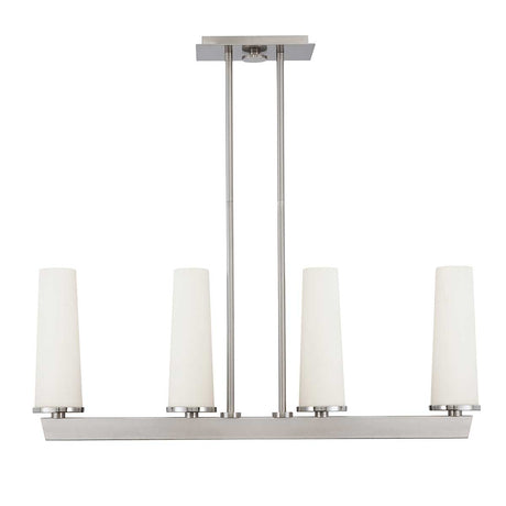 Quoizel Linear Chandelier from the Chelsea Loft range. Chelsea Loft 4 Light Pendant Product Code = QZ-CHELSEA-LOFT-P