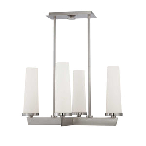 Quoizel Chandelier from the Chelsea Loft range. Chelsea Loft 4 Light Chandelier Product Code = QZ-CHELSEA-LOFT4
