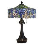 Quoizel Table Lamp from the Cobalt range. Cobalt 3 Light Table Lamp Product Code = QZ-COBALT-TL