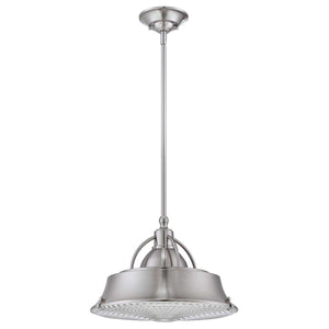 Quoizel Pendant from the Cody range. Cody 2 Light Pendant in Brushed Nickel Product Code = QZ-CODY-P-M-BN