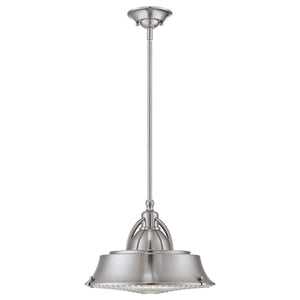 Quoizel Pendant from the Cody range. Cody 2 Light Pendant in Brushed Nickel Product Code = QZ-CODY-P-M-BN