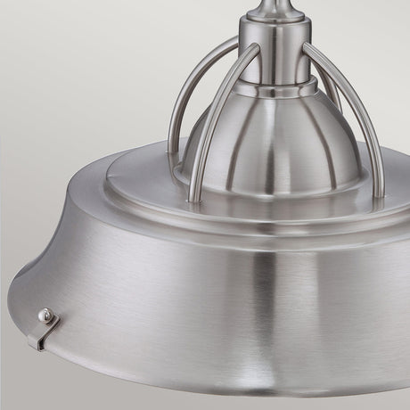 Quoizel Pendant from the Cody range. Cody 2 Light Pendant in Brushed Nickel Product Code = QZ-CODY-P-M-BN