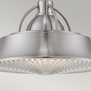 Quoizel Pendant from the Cody range. Cody 2 Light Pendant in Brushed Nickel Product Code = QZ-CODY-P-M-BN