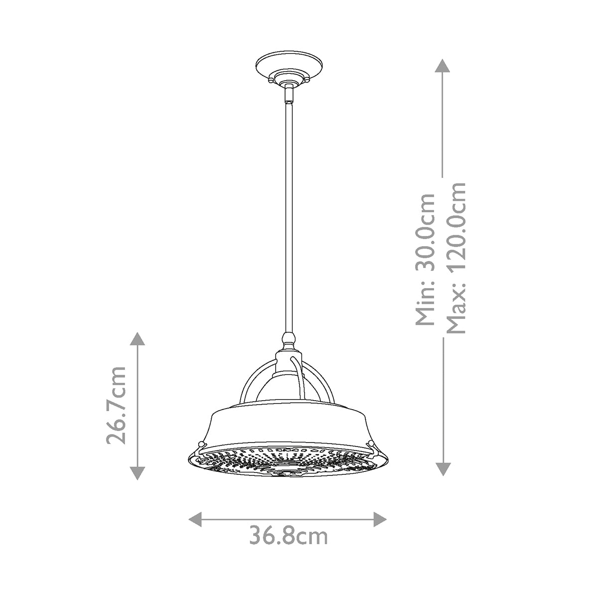 Quoizel Pendant from the Cody range. Cody 2 Light Pendant in Brushed Nickel Product Code = QZ-CODY-P-M-BN