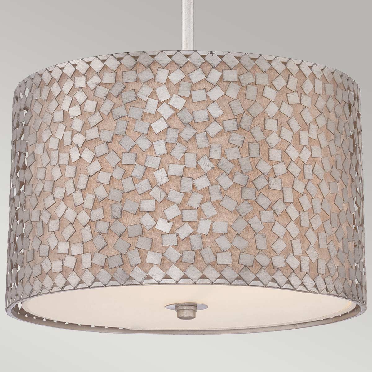 Quoizel Pendant from the Confetti range. Confetti 3 Light Medium Pendant Product Code = QZ-CONFETTI-P-M