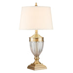 Quoizel Table Lamp from the Dennison range. Dennison 1 Light Table Lamp - Brushed Brass – SKU QZ-DENNISON-BB
