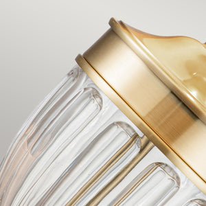 Quoizel Table Lamp from the Dennison range. Dennison 1 Light Table Lamp - Brushed Brass Product Code = QZ-DENNISON-BB