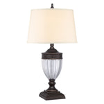 Quoizel Table Lamp from the Dennison range. Dennison 1 Light Table Lamp - Paladian Bronze Product Code = QZ-DENNISON-PB