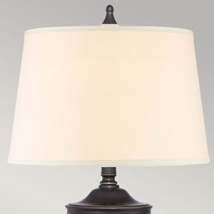 Quoizel Table Lamp from the Dennison range. Dennison 1 Light Table Lamp - Paladian Bronze Product Code = QZ-DENNISON-PB