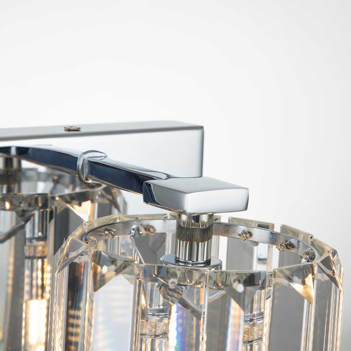 Quoizel Wall Light from the Divine range. Divine 1 Light Wall Light Product Code = QZ-DIVINE1-PC-BATH product image - Endon Lighting from First Light Direct with great prices and fast UK delivery