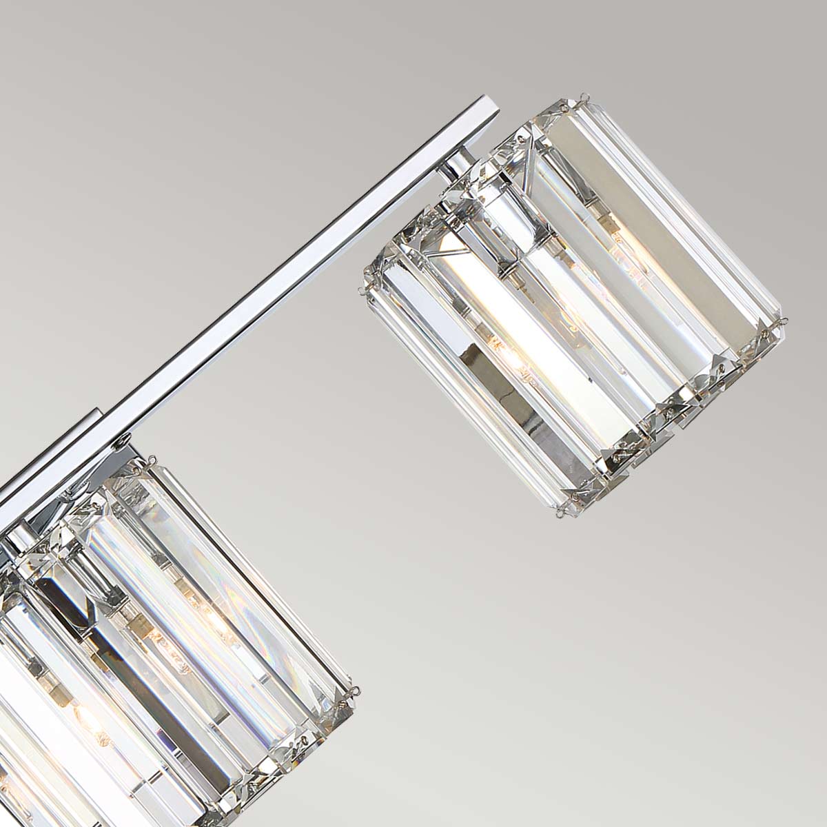 Quoizel Wall Light from the Divine range. Divine 3 Light Wall Light Product Code = QZ-DIVINE3-PC-BATH