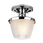 Quoizel Ceiling Flush from the Dublin range. Dublin 1 Light Semi-Flush Product Code = QZ-DUBLIN-SF-PC