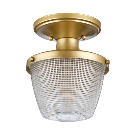 Quoizel Ceiling Flush from the Dublin range. Dublin 1 Light Semi-Flush Product Code = QZ-DUBLIN-SF-PNBR