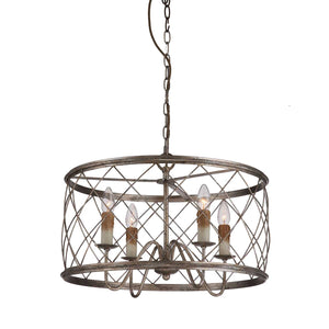 Quoizel Pendant from the Dury range. Dury 4 Light Pendant Chandelier Product Code = QZ-DURY-P