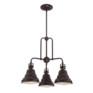 Quoizel Chandelier from the Eastvale range. Eastvale 3 Light Chandelier Product Code = QZ-EASTVALE3