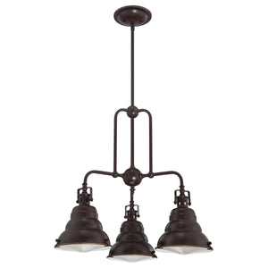Quoizel Chandelier from the Eastvale range. Eastvale 3 Light Chandelier Product Code = QZ-EASTVALE3