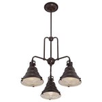 Quoizel Chandelier from the Eastvale range. Eastvale 3 Light Chandelier Product Code = QZ-EASTVALE3