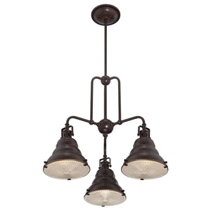 Quoizel Chandelier from the Eastvale range. Eastvale 3 Light Chandelier Product Code = QZ-EASTVALE3