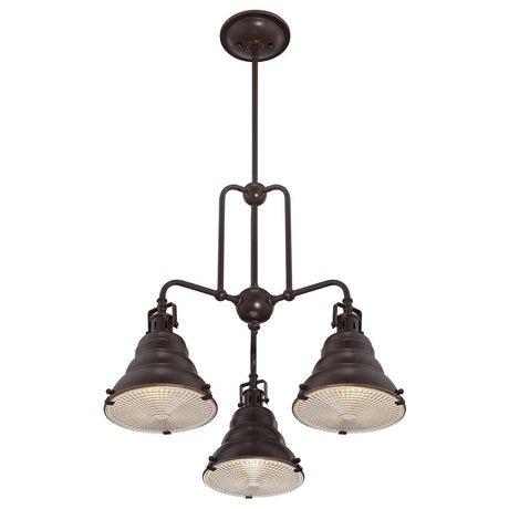 Quoizel Chandelier from the Eastvale range. Eastvale 3 Light Chandelier Product Code = QZ-EASTVALE3