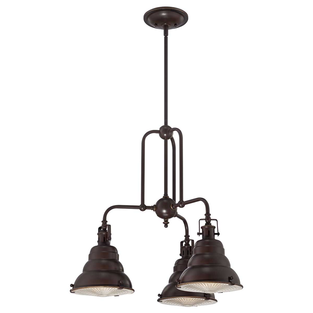 Quoizel Chandelier from the Eastvale range. Eastvale 3 Light Chandelier Product Code = QZ-EASTVALE3