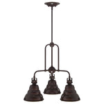 Quoizel Chandelier from the Eastvale range. Eastvale 3 Light Chandelier Product Code = QZ-EASTVALE3