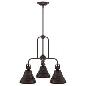 Quoizel Chandelier from the Eastvale range. Eastvale 3 Light Chandelier Product Code = QZ-EASTVALE3