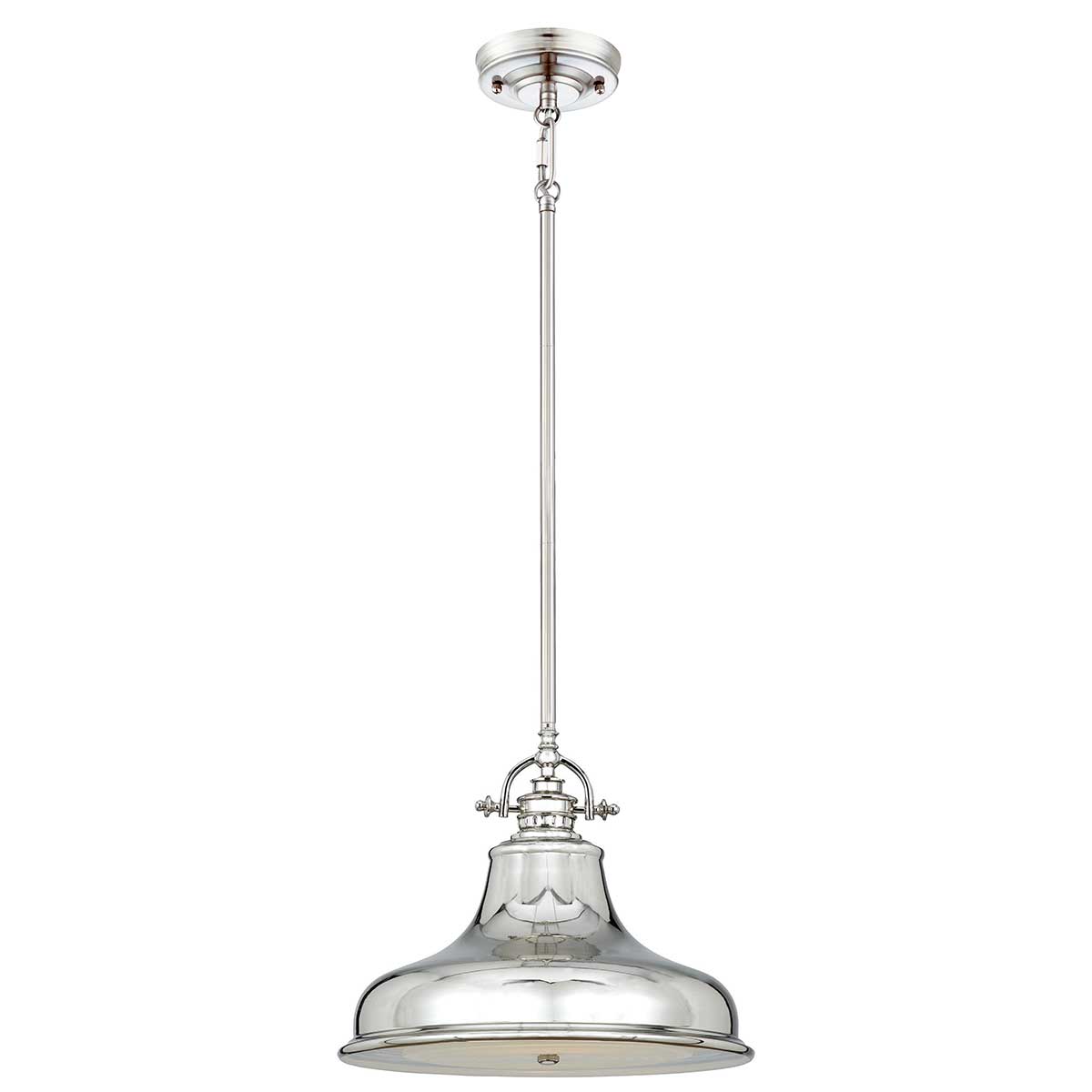 Quoizel Pendant from the Emery range. Emery 1 Light Medium Pendant Product Code = QZ-EMERY-P-M-IS