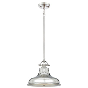 Quoizel Pendant from the Emery range. Emery 1 Light Medium Pendant Product Code = QZ-EMERY-P-M-IS