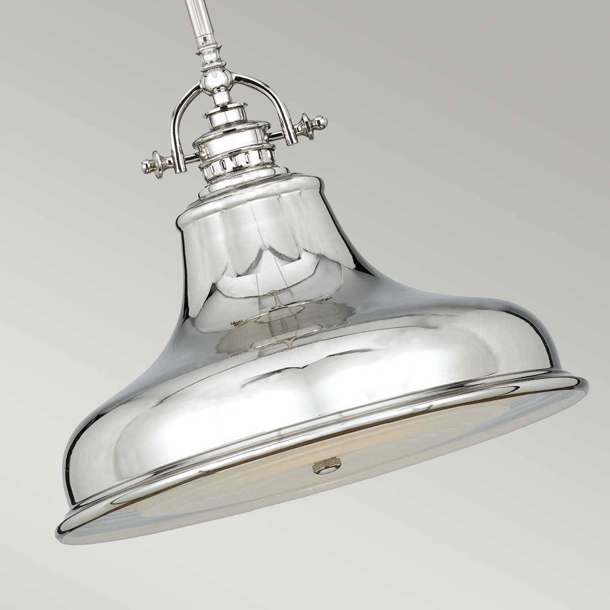Quoizel Pendant from the Emery range. Emery 1 Light Medium Pendant Product Code = QZ-EMERY-P-M-IS