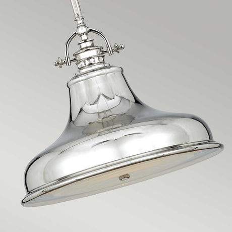 Quoizel Pendant from the Emery range. Emery 1 Light Medium Pendant Product Code = QZ-EMERY-P-M-IS