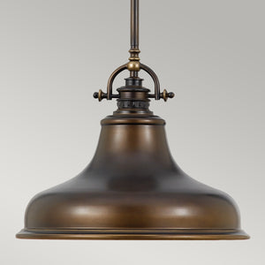 Quoizel Pendant from the Emery range. Emery 1 Light Medium Pendant Product Code = QZ-EMERY-P-M-PN