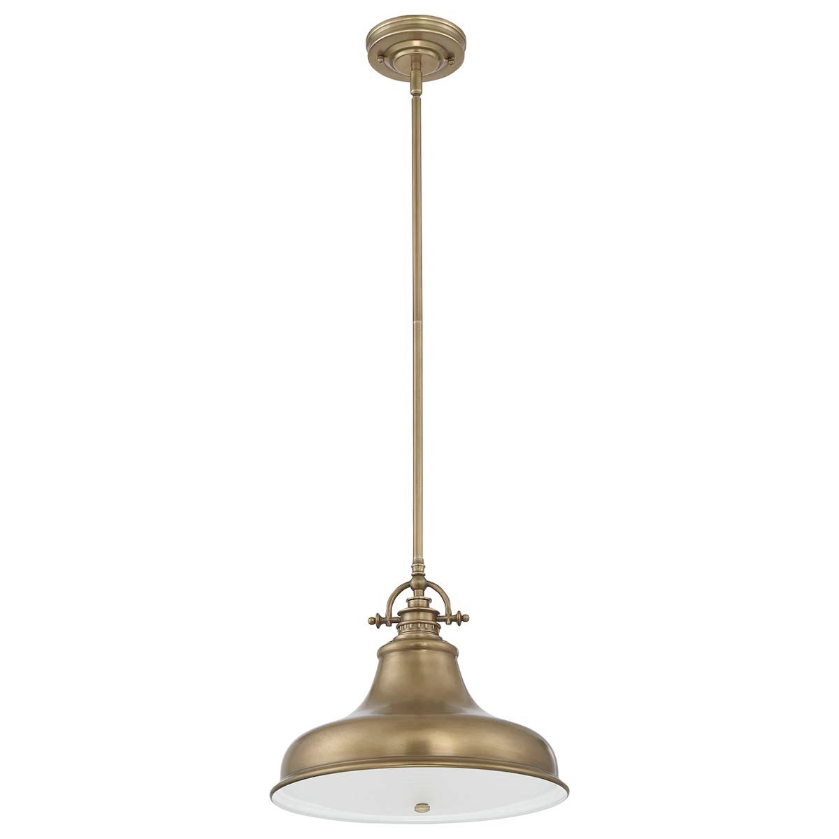 Quoizel Pendant from the Emery range. Emery 1 Light Medium Pendant Product Code = QZ-EMERY-P-M-WS