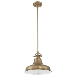 Quoizel Pendant from the Emery range. Emery 1 Light Medium Pendant Product Code = QZ-EMERY-P-M-WS