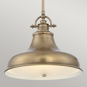 Quoizel Pendant from the Emery range. Emery 1 Light Medium Pendant Product Code = QZ-EMERY-P-M-WS