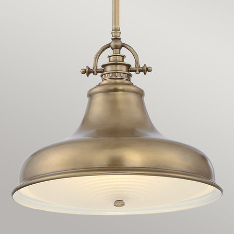 Quoizel Pendant from the Emery range. Emery 1 Light Medium Pendant Product Code = QZ-EMERY-P-M-WS