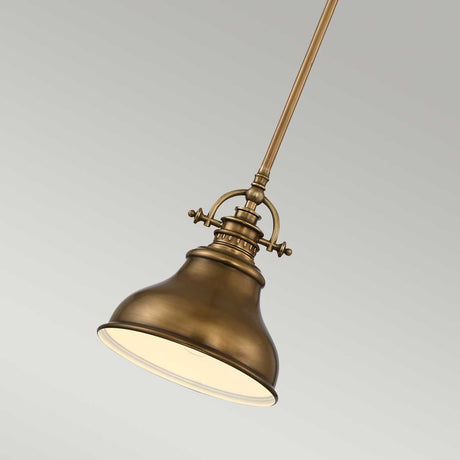Quoizel Pendant from the Emery range. Emery 1 Light Mini Pendant Product Code = QZ-EMERY-P-S-WS