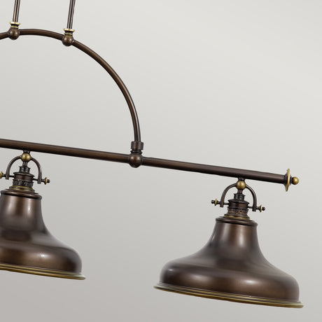 Quoizel Pendant from the Emery range. Emery 3 Light Island Light Product Code = QZ-EMERY3P-PN