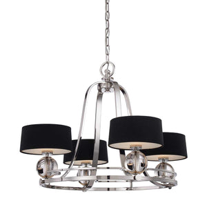 Quoizel Chandelier from the Gotham range. Gotham 4 Light Chandelier Product Code = QZ-GOTHAM4