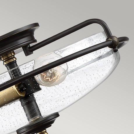 Quoizel Ceiling Flush from the Griffin range. Griffin 3 Light Flush Product Code = QZ-GRIFFIN-F-C-PNAB