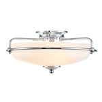 Quoizel Ceiling Flush from the Griffin range. Griffin 3 Light Flush Product Code = QZ-GRIFFIN-F-PC