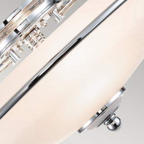 Quoizel Ceiling Flush from the Griffin range. Griffin 3 Light Flush Product Code = QZ-GRIFFIN-F-PC