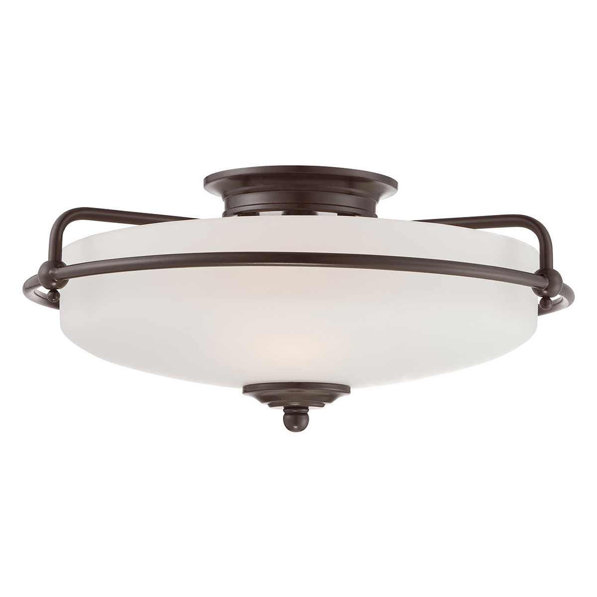 Quoizel Ceiling Flush from the Griffin range. Griffin 3 Light Flush Product Code = QZ-GRIFFIN-F-PN