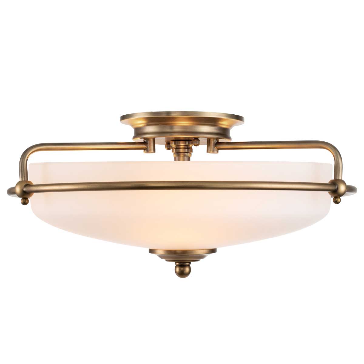 Quoizel Ceiling Flush from the Griffin range. Griffin 3 Light Flush Product Code = QZ-GRIFFIN-F-WS